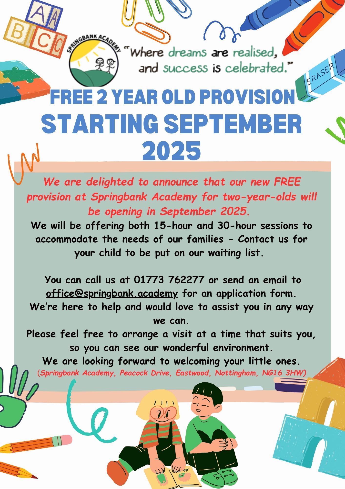 2 year old provision